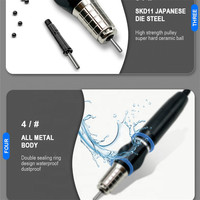 Micromoteur sans balais OEM Japon original 2032, puissant 10N.CM, poignée G500, 60000 tr/min, pièce à main pour gravure et polissage de bijoux et de métaux