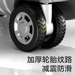 Silent Wheel Rubber Rings For <b>Suitcases</b> Universal Trolley Case Baby Luggage Protective Covers Solid Pattern Modern Simple Style - Product Image 2
