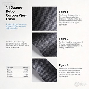 Tela Jacquard 100% Fibra de Carbono para Accesorios - Muy Ligera, 110 GSM - Product Image 3