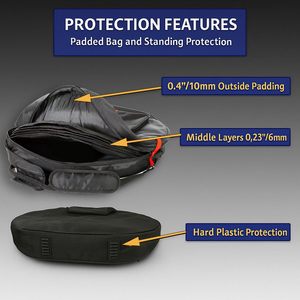 Muestra Gratuita de Porta Baquetas Arborea, Bolsa para Baquetas, Estuche para Instrumentos Musicales, Bolsa Portátil para Baquetas - Product Image 3