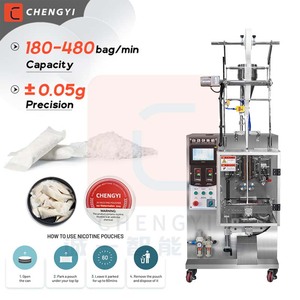 Fully Automatic 1g5g <b>Small</b> Bag Filter Paper Nicotine Pouch Powder Sachet Chewing Mouth Tobacco Snus Making Machine - Product Image 1