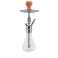 Chaude allemagne acier inoxydable narguilé OEM ODM allemand Shisha SS narguilé haute qualité Chicha fumer tuyau