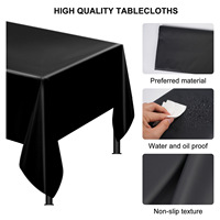 S350 Kitchen Party Fournisseur Série Couverture de table brune jetable imperméable à l'eau pour la décoration de table de dîner intérieure extérieure
