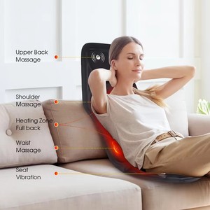 Chaise de massage vibrante infrarouge pour le corps entier avec matelas <span class=keywords><strong>lombaire</strong></span> et cervical pour les personnes âgées - Product Image 2