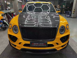 ชุดแต่งคาร์บอนไฟเบอร์สำหรับ Bentley Bentayga รุ่น MSY สไตล์ไวด์บอดี้ สปอยเลอร์สำหรับกันชนหน้าและหลัง อัพเกรดกันชนรถเบนท์เยก้า - Product Image 6