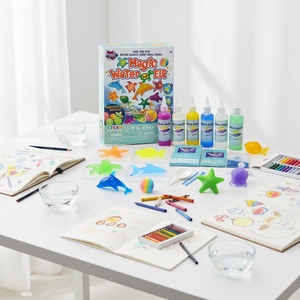 Jouets sensoriels aquatiques faits à la main en 4 formes, non toxiques, jouets scientifiques STEM, jouets magiques d'elfes aquatiques, kits de jouets pour enfants, cadeaux pour fêtes - Product Image 1