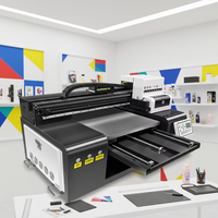 Imprimante hybride DX7 à encre UV automatique multicolore avec 2 têtes pour étiquettes photo transparentes