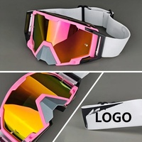 Vente en gros de casques et lunettes de moto personnalisés, nouveaux, avec protection UV, pour la course, le motocross, le tout-terrain, le VTT, le dirt bike, le ski, pour hommes et femmes
