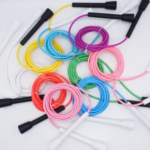 ROLA tali lompat jenis bebas kustom tali kabel PVC 5mm pegangan tali lompat Beli lompat