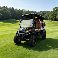 Buggy électrique robuste certifié CE JINWO 3-4 places, 72V 7000W, 30-90KM/H, châssis antidérapant pour plage, parc, voiturette de golf