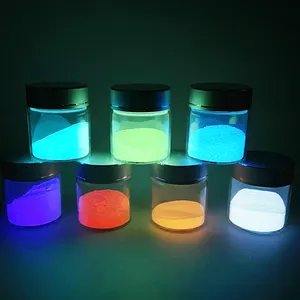 Free Sample Glow Dark Pigment Fishing Lure Glowing Pigment Resin Epoxy Fluorescent Pigments For Paint Nail