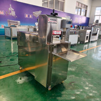 Machine à trancher la viande congelée à rouleau unique en acier inoxydable CNC, capacité de 20 à 500 kg/h, trancheuse automatique de rouleaux de bœuf et de mouton