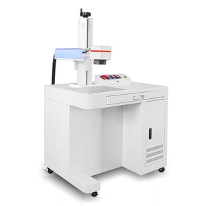 Machine de marquage laser fibre de précision 50W, type <span class=keywords><strong>armoire</strong></span> refroidie par air, pour gravure de métaux, coques de téléphone, clés USB, bijoux - Raycus - Product Image 2
