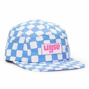 Gorras de Correr de 5 Paneles con Logotipo de Etiqueta Tejida Personalizada con Impresión Completa, Gorras de Nailon - Product Image 2