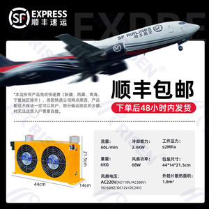 Enfriador Hidráulico Seco Risen AJ0608TL 220V 380V DC24 Radiador de Aceite Refrigerado por Aire AH0608TL - Product Image 4