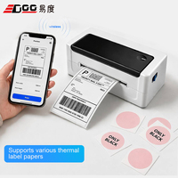 Impresora Térmica de Etiquetas de Envío ED1080 4x6, Impresora de Códigos de Barras Térmica Directa de 203DPI, para Gestión de Inventario de Pequeñas Empresas