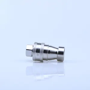 Hydraulic Couplings Type A Quick Disconnect Hydraulic Fittings Quick Coupling Quick Coupler Hydraulic Hose Fittings 1 Shut Off Way Valve Quick Connector