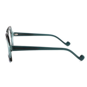 نظارات طبية أوروبية جديدة لعام <span class=keywords><strong>2026</strong></span> بتصميم هندسي مربع مصنوعة يدويًا من أسيتات مازوتشيلي - Product Image 3