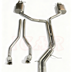 Système d'échappement Catback en acier inoxydable haute <span class=keywords><strong>performance</strong></span> <span class=keywords><strong>Audi</strong></span> <span class=keywords><strong>RS6</strong></span> <span class=keywords><strong>C7</strong></span> 4.0T 2008-2010 - Product Image 2
