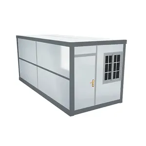 China portable collapsible buildings 20FT prefab folding container homes