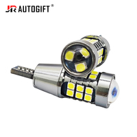 Bombillas LED T15 W16W WY16W T10 3030 27SMD Canbus Sin Error, Luz de Reversa para Auto, Luz de Freno Trasera, Súper Brillante, Blanca, 12-24V