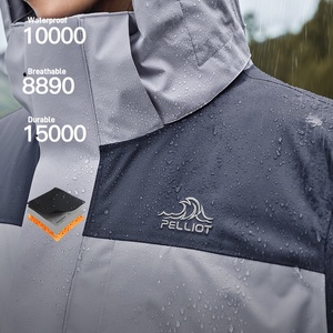 PELLIOT Winter Outdoor Wear 3 in 1 Goose Down Women Hiking Down Lined 650 Filling Power <strong>Padded</strong> <strong>Waterproof</strong> <strong>Jackets</strong> - Product Image 4