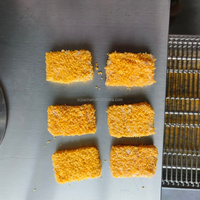 Petite machine automatique pour la fabrication de galettes de hamburger, de nuggets de poulet et de galettes de galette de poulet enrobées de panure