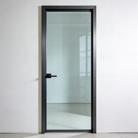 Puerta Abatible de Aluminio con Doble Acristalamiento, Aislamiento Acústico y Térmico, para Hogar o Bar, Venta al Por Mayor