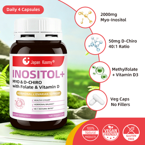 Fabricante de Suplementos Nutracéuticos de Inositol, Mio-Inositol y D-Chiro-Inositol, Equilibrio Hormonal y Apoyo al Ciclo, 120 Cápsulas de Inositol - Product Image 2