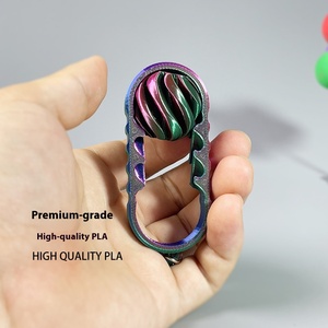 3D Printed Spiral 3D Structure Ornament Two-Color Toy Cross-Border Stress Relief <b>Fidget</b> Plastic Model - Product Image 2