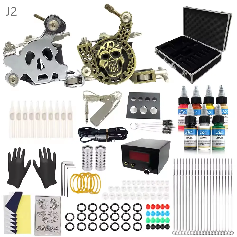 Berlin Complete Tattoo Kit Professional 2 machine manufacturer kit