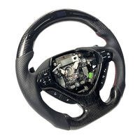Volant en fibre de carbone noire de haute qualité, cuir perforé, LED pour Honda Spirior Accord Odyssey CIVIC FIT Stepwgn CRV