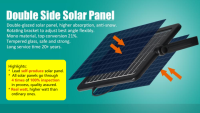 Lampe murale solaire LED avec détection de mouvement, boîtier ABS, garantie 3 ans, étanche IP65, montage mural pour éclairage extérieur