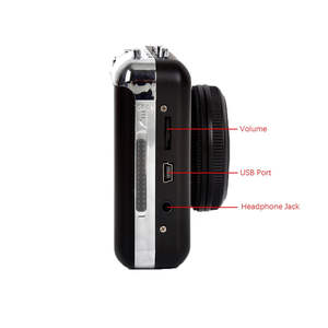 Lecteur de cassettes portable sans fil avec haut-parleur intégré, enregistreur compact, casque audio, convertisseur de cassette en MP3 - Product Image 6