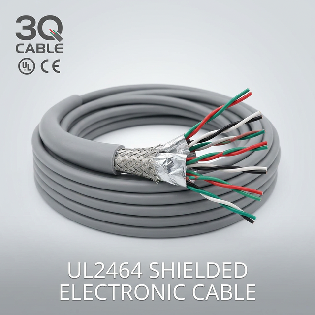 UL2464 Certified Tinned Copper Shielded Multi-Core Control Cable OEM/ODM Wire for Industrial Automation & Internal Connections