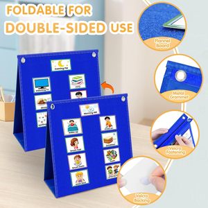 Tabla de horarios visual para niños, tabla de rutina diaria con tarjetas magnéticas, tablero de gestión del tiempo para la planificación de niños pequeños con autismo - Product Image 2
