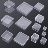 Boîtes cadeaux carrées transparentes WEISHENG, boîtes en plastique PS pour pâtisserie, mariage, bonbons, contenants pour gâteaux, emballage pour chocolats et truffes