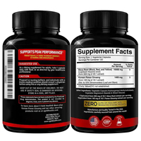 Capsules de Racine de Maca de Haute Qualité OEM 10000mg, Suppléments de Ginseng Noir, Rouge et Jaune pour Adultes, Mais Pas pour les Femmes Enceintes