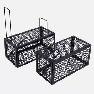 Riutilizzabile metallo Mouse trappole in rete metallica gabbia per ratti e topi che catturano la progettazione di controllo dei parassiti per allevamento prato e uso leggero - Product Image 4