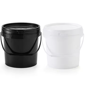 ถังพลาสติกมีฝาปิดถังสีเปล่าถังพลาสติก PP มีฝาปิดสำหรับใส่สารเคมี - Product Image 1