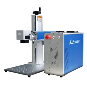 Hjz 20w 50w máquina de impressão de aço por máquina de impressão a laser para o logotipo da impressão a laser