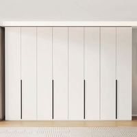 Prix d'approvisionnement direct d'usine armoires de rangement en bois de grande taille armoire de dressing armoire blanche chambre vêtements armoire