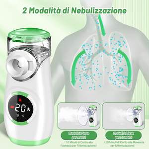 Inhalator <span class=keywords><strong>nebulizer</strong></span> medis listrik Digital, <span class=keywords><strong>Nebulizer</strong></span> <span class=keywords><strong>Mini</strong></span> Mesh Portabel ultrasonik dengan SFDA - Product Image 5