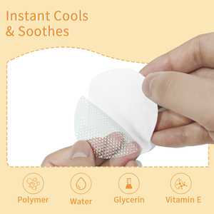 Almohadillas de lactancia Hydroge, parches refrescantes para pezones, parches para senos para aliviar el dolor de los pezones, almohadillas para lactancia - Product Image 6