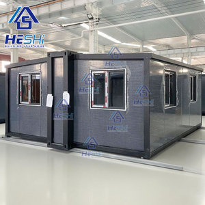 Tùy chỉnh đúc sẵn 40ft 20ft container di động mở rộng nhà bếp prefab bán nhà Granny phẳng - Product Image 1