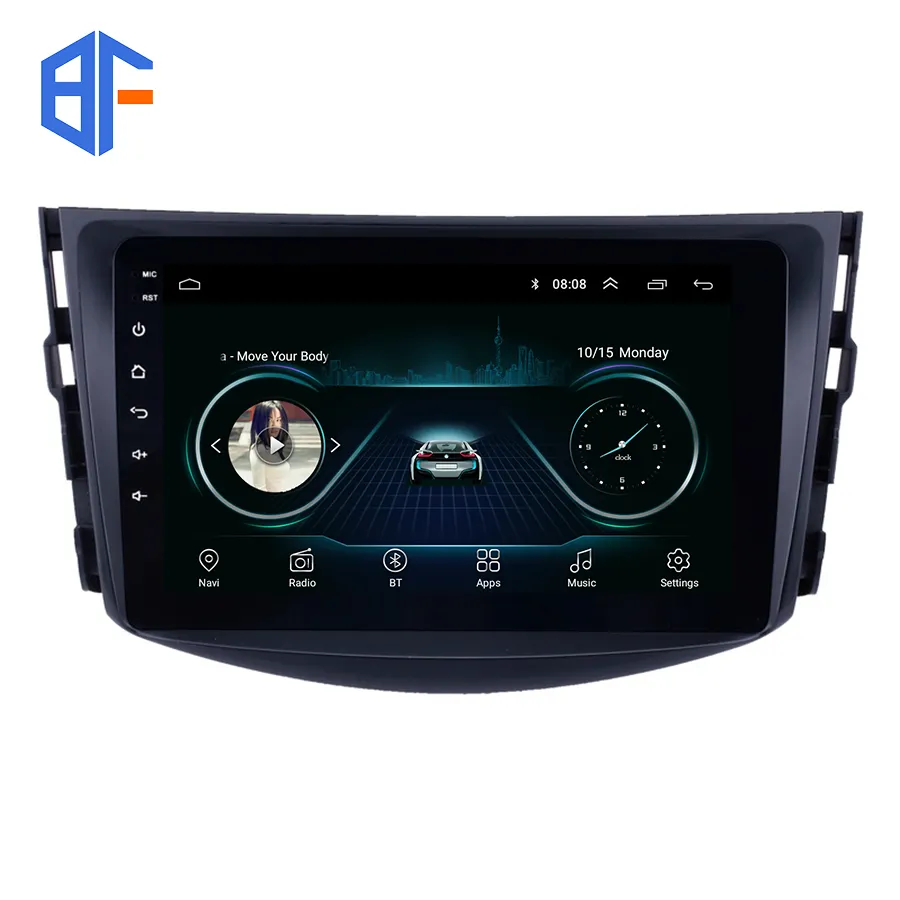 BINGFAN 9 zoll Doppel Din Radio für Toyota RAV4 2006-2012 mit RDS BT GPS WIFI MTK Multimedia Player android 9,1 Auto Radio