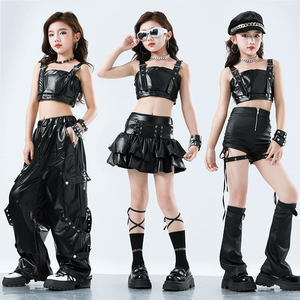 Tenue de danse <span class=keywords><strong>jazz</strong></span> pour filles, style chic, décolleté, tendance streetwear, costume de performance pour défilé de mode - Product Image 2