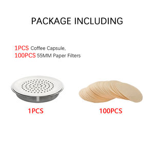Capsule de café en métal rechargeable au prix de gros compatible avec le papier filtre à café réutilisable de la machine à expresso <span class=keywords><strong>Senseo</strong></span> - Product Image 2