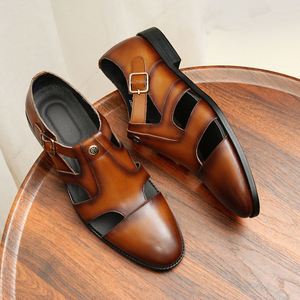 Nouvelles Chaussures Décontractées Homme 2025 en Cuir Véritable – Polyvalentes, Plates, Blanches, Basses, Durables, Style Allemand, à Bout Carré - Product Image 5