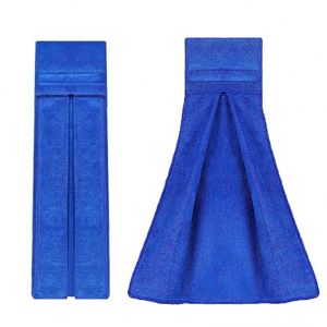 Serviette de sport portable en coton et microfibre, couleur unie personnalisée, pour rugby, football, golf, etc. - Product Image 4